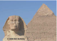 Sphinx and Osiris Pyramid