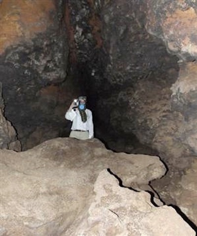 Andrew Collins in Bird Cave