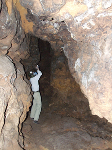 Andrew Collins in Bird Cave