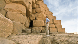 Bob Brier at Khufu