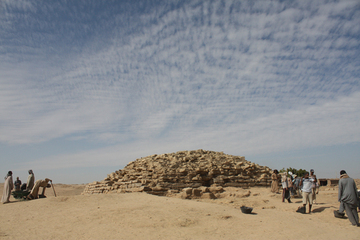 Newly discovered pyramid at edfu